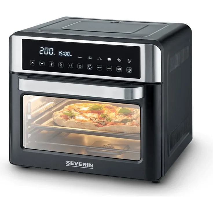 Severin Minibackofen TO 2077, Toastofen mit Garraumbeleuchtung und kompakter Bauweise