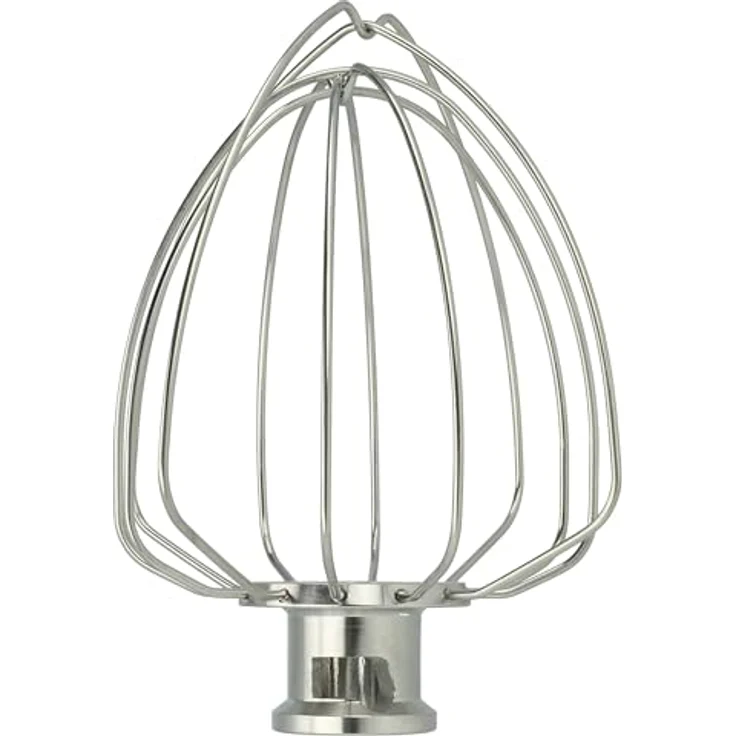 vhbw Schneebesen Ersatz für KitchenAid 5KSM5THWWSS, Edelstahl, 6 Drähte, ideal zum Schlagen von Sahne und Teig, silber – Bild 4
