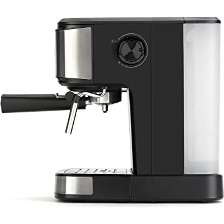 Taurus Mercucio Espressomaschine, 20 Bar, programmierbar, automatische Abschaltung, 850 W, BPA-frei, automatische Abschaltung, 1,50 l, Verdampfer, Extra Cream System, Schwarz – Bild 4