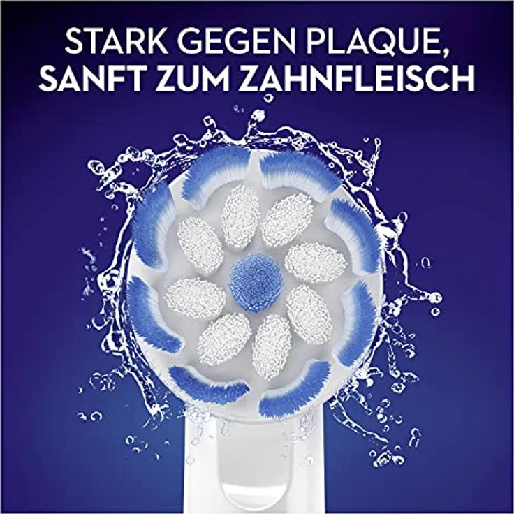 Oral-B Sensitive Clean 6er Aufsteckbürste, weiß – Bild 4