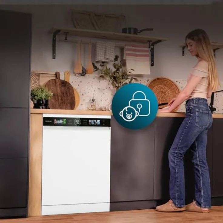 Cecotec Bolero Aguazero 6620, Geschirrspüler mit 15 Maßgedecken, 8 Programmen und Turbo-Trockenfunktion, Weiß – Bild 15