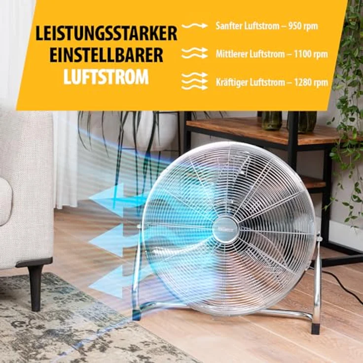 Tristar VE-5935 Bodenventilator – 45 cm – Metall – Bild 4