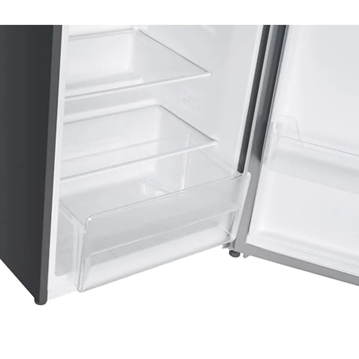 homeX CS2422E-S Kühlschrank ohne Gefrierfach, 242 Liter, freistehend, silber, 143 cm hoch, leise 37 dB, mechanische Temperaturregelung, 5 verstellbare Ablagen – Bild 16