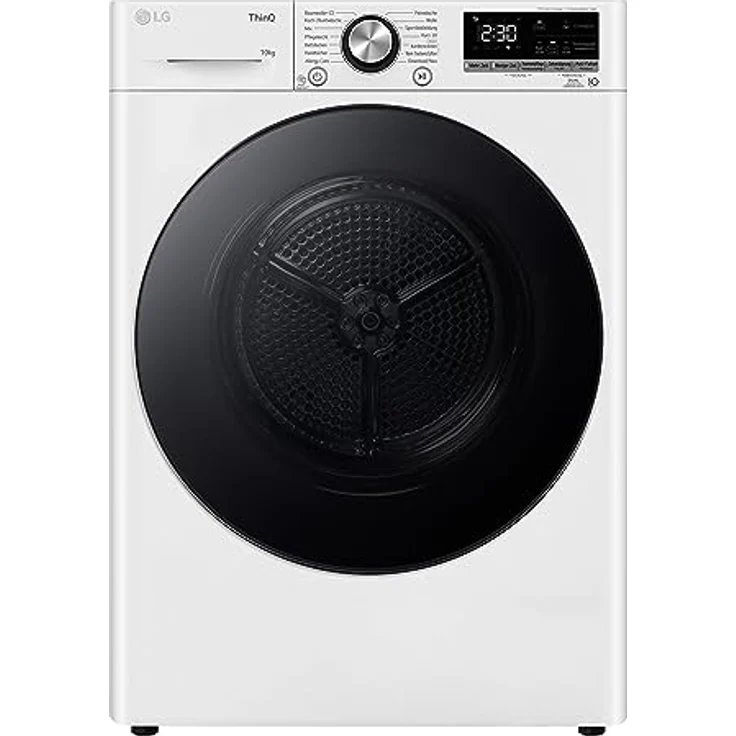 LG V9AYXT, Trockner A+++, 10 kg, Wärmepumpentrockner mit Dual Inverter Wärmepumpentechnologie, 60 x 66 x 85 cm, Allergy Care Programm, Trockner mit Smart ThinQ-Technologie, Weiß – Bild 1
