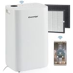 Greenmigo ALPHA-Q25 Pro WiFi Luftentfeuchter mit HEPA-Filter Ionisator, 25L/Tag, für Räume bis 70m2, Mobile Wäschetrocknung, App-Steuerung, 24h Timer