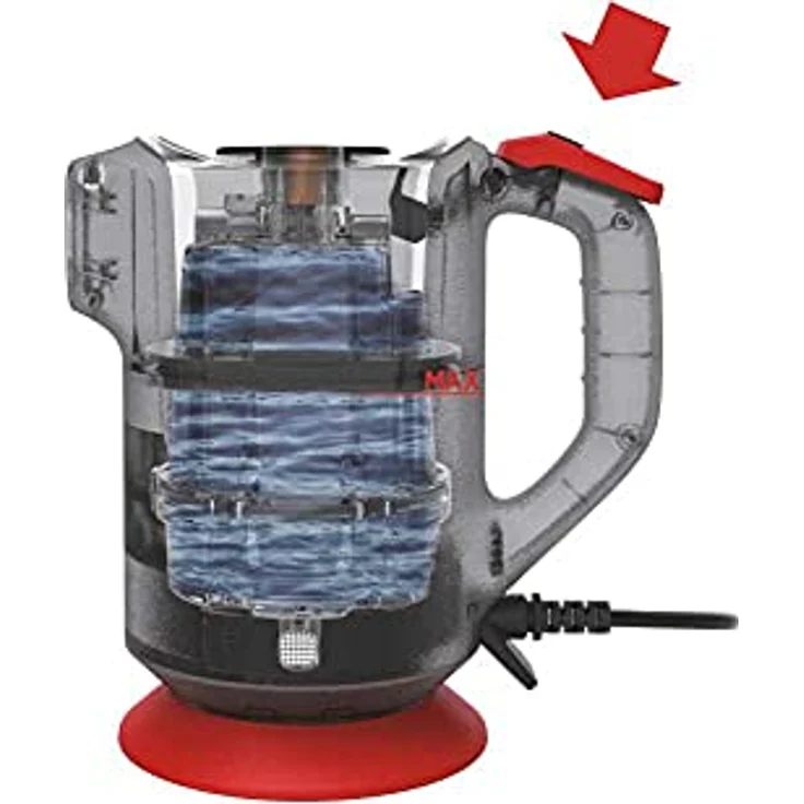 Hoover SGE1000 Dampfpistole, 1000 W, Gregor Titanium und Rot Race – Bild 7