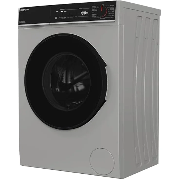 Sharp Waschmaschine ES-PRO612SA-DE, 6kg, Silber, AquaStop, 1200 U/min, 15 Programme, SoftTouch-Bedienung – Bild 5