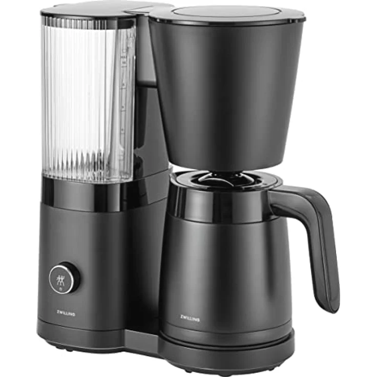 Zwilling Enfinigy Filterkaffeemaschine m. Thermokanne schwarz 1.25l, Filterkaffeemaschine, Schwarz – Bild 1