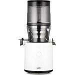 HUROM | Slow Juicer | Entsafter Gemüse und Obst | H320N | Elektrische Kaltpresse | Ruhiger Motor | Leicht zu Reinigen | mit Großem Behälter und Siebfilter | 2l | 200 Watt | BPA Frei | Weiß