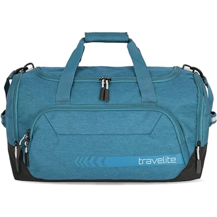 Travelite Kick Off Weekender Reisetasche M, 50 cm, petrol, 100% Polyester – Bild 1