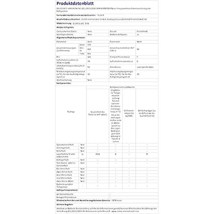 Husky CoolCube HUS CC-202 AC-DC Getränkekühlschrank Cube, freistehend, schwarz, 48 L, Breite 43 cm – Bild 8