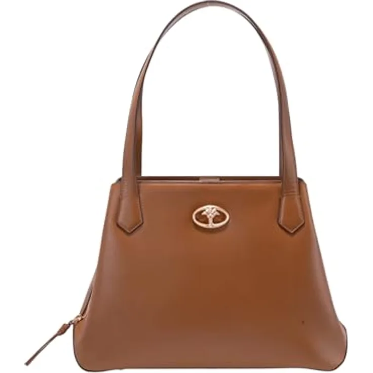 JOOP! Shopper Joop Dattilo Rahel, Damen Shopper aus 100% Rindsleder, offen mit magnetischem Verschluss, 3 Hauptfächer, schwarz