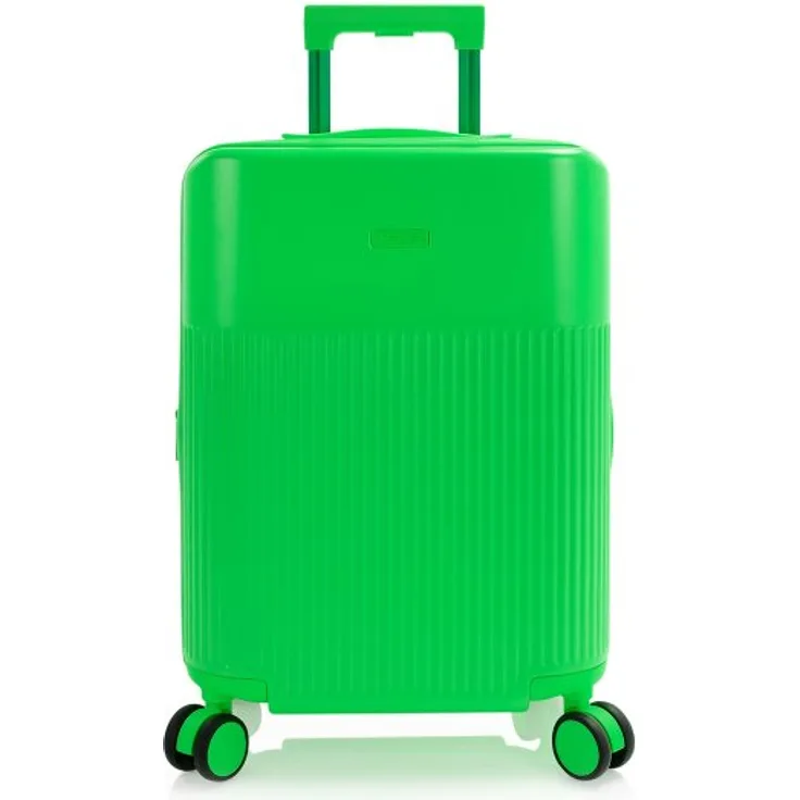 Heys HiLite Kabinentrolley S, 52.5 cm, 4 Rollen, Dehnfalte, 100% Polycarbonat, grün