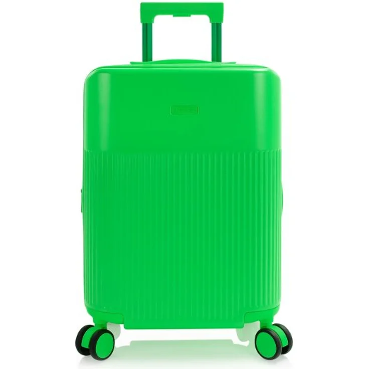 Heys HiLite Kabinentrolley S, 52.5 cm, 4 Rollen, Dehnfalte, 100% Polycarbonat, grün