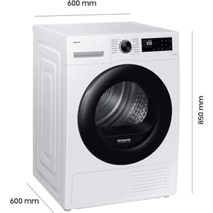 DV81CGC2B0AEEG, DV5000C, Wärmepumpentrockner, 8 kg, EEK: A+++ mit SmartThings und Hygiene-Programm – Bild 2
