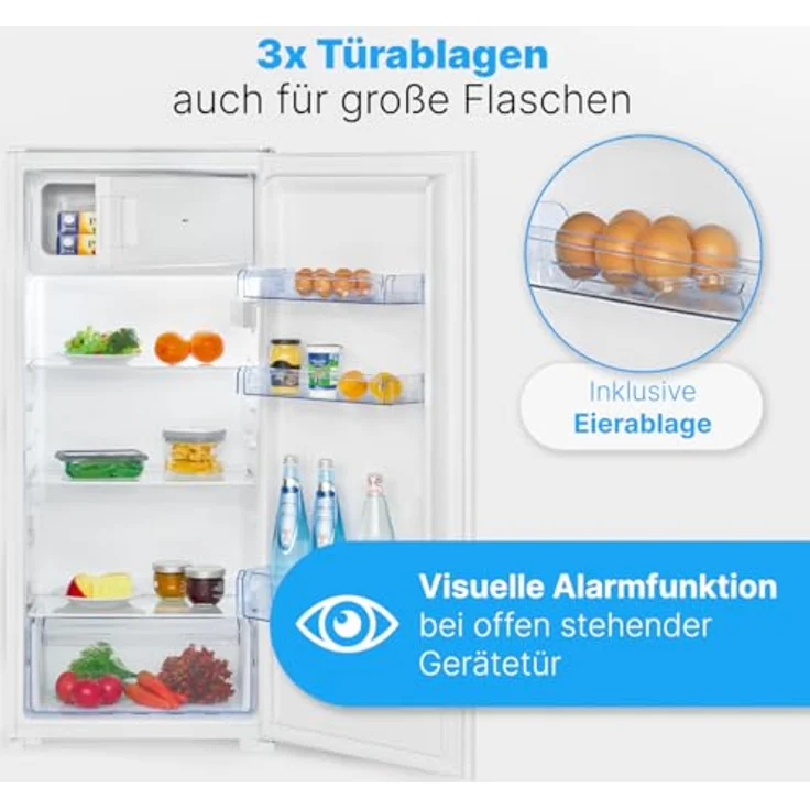 Bomann Einbau-Kühlschrank KSE 7812 weiß, 181 Liter Nutzinhalt, SMART Funktion, Abtauautomatik – Bild 5