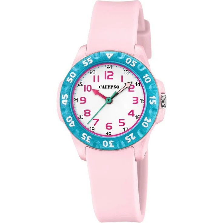 CALYPSO WATCHES Quarzuhr My First Watch, K5829/2, Kinderuhr rosa-blau, bis 10 bar wasserdicht