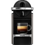 Krups Nespresso Pixie Kapsel-Automat XN306T, titan, 19 bar Pumpendruck, Thermoblock-Heizsystem
