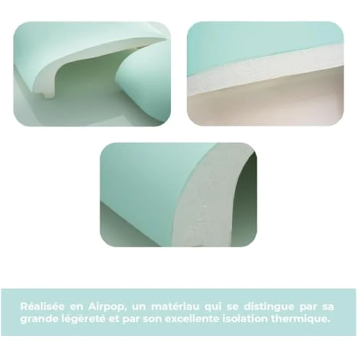 Polarbox Lunchbox 6 l, grün mit blauen Pop-Details, hervorragende Wärmeisolierung und integrierten Griff – Bild 4