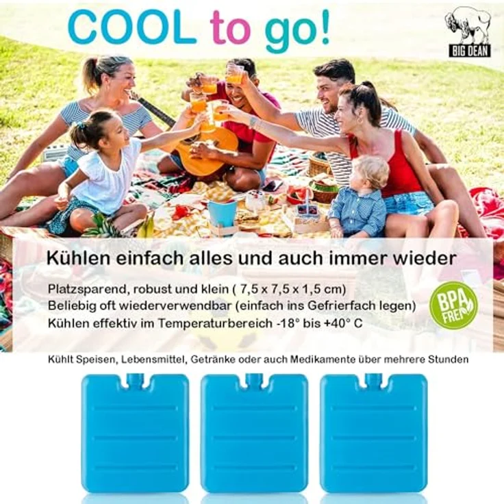 12er Set Kleine Kühlakkus - Mini Kühl-Elemente für die Kühltasche - Kühl-Akku fü – Bild 7