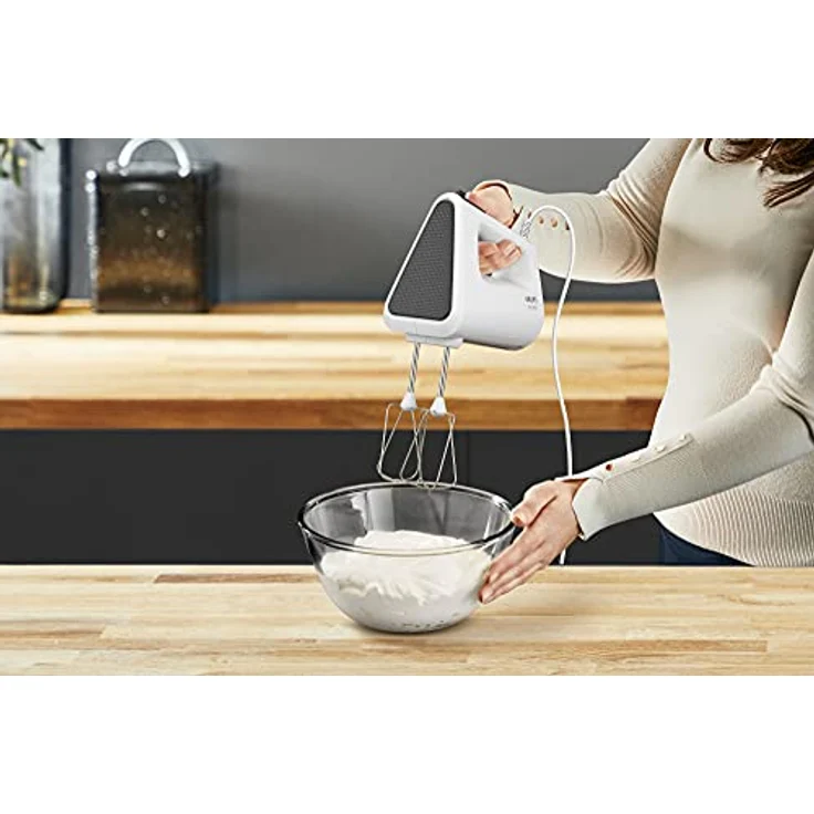 Krups GN4001 -3 Mix 4000 Handmixer, 450W, variable Geschwindigkeit mit Turbo und Auswurffunktion, weiß – Bild 6
