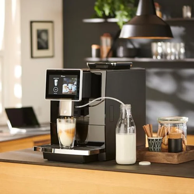 TCHIBO Office Kaffeevollautomat, geeignet für B2B, 30 Tassen/Tag, integriertes Milchsystem, Schwarz – Bild 6