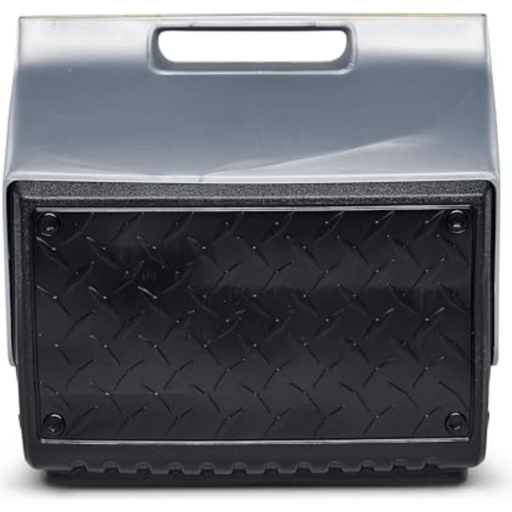 Igloo Playmate the Bosspassiver Kühler, passive Kühlbox, 13 L, schwarz-silber – Bild 4