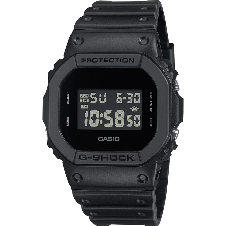 Casio Armbanduhr DW-5600UBB-1ER Schwarz, Sportuhr Taucheruhr Digitaluhr 48.90 mm – Bild 1