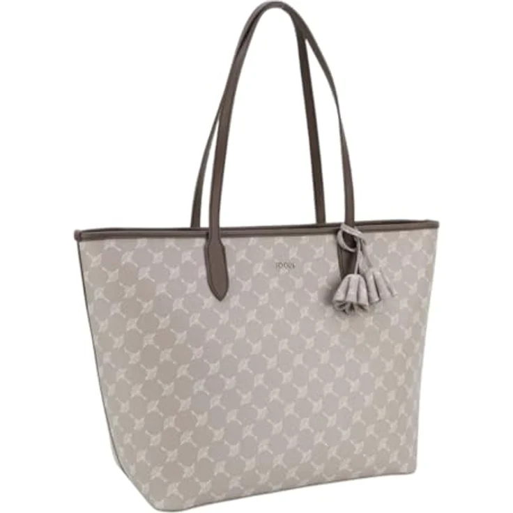 JOOP! Cortina Lara Shopper Tasche 31 cm, grau, mit Allover-Logoprint und herausnehmbarer Innentasche – Bild 2