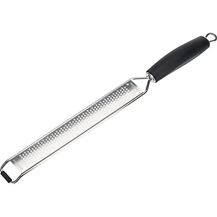 Westmark Zesten-Reibe, Fein, Rostfreier Edelstahl-Kunststoff, Technicus-Pro, Schwarz-Silber, 14202270