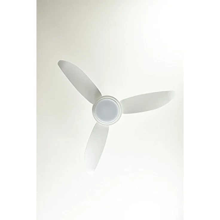 Pepeo Energiespar Deckenventilator Raja weiß mit dimmbarer LED Beleuchtung, 122cm, inklusive Fernbedienung – Bild 6