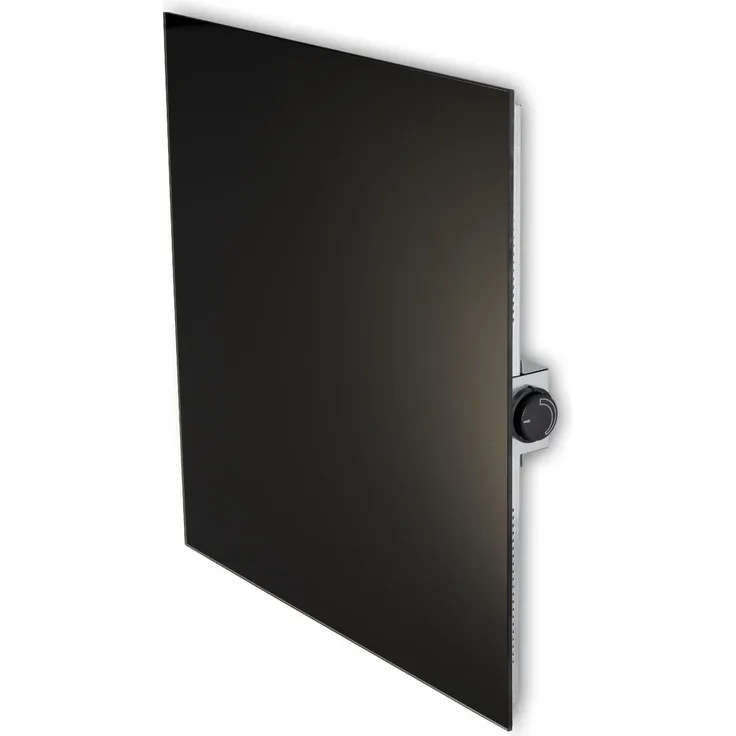 Jollytherm Bella Jolly Infrarot Glasheizkörper 60 x 80 cm, 580 Watt, schwarz, stufenlose Temperatureinstellung 30°-90°C