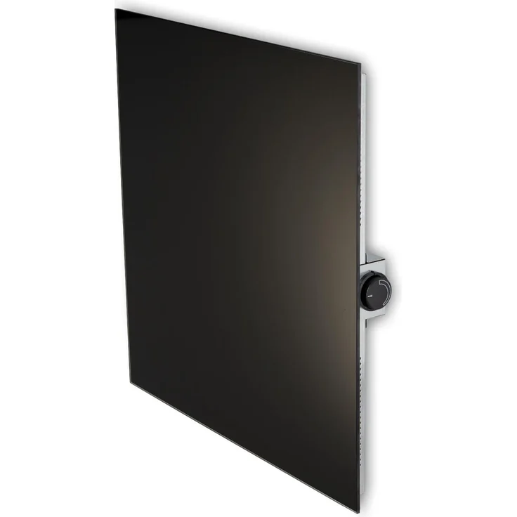 Jollytherm Bella Jolly Infrarot Glasheizkörper 60 x 80 cm, 580 Watt, schwarz, stufenlose Temperatureinstellung 30°-90°C