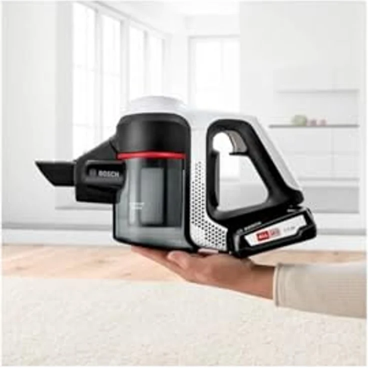 Bosch Unlimited Serie 6 Kabelloser Staubsauger BCS61113, Handstaubsauger in weiß – Bild 5