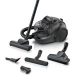 Bosch Staubsauger beutellos Serie 4 BGD21BA3T, HEPA Hygienefilter, Hartbodendüse, Turbodüse, schwarz