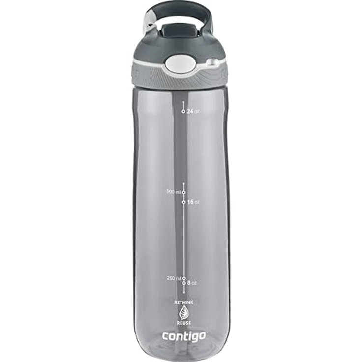 CONTIGO Ashland Autospout Trinkflasche, BPA-frei, 720ml, auslaufsicher, Smoke – Bild 3