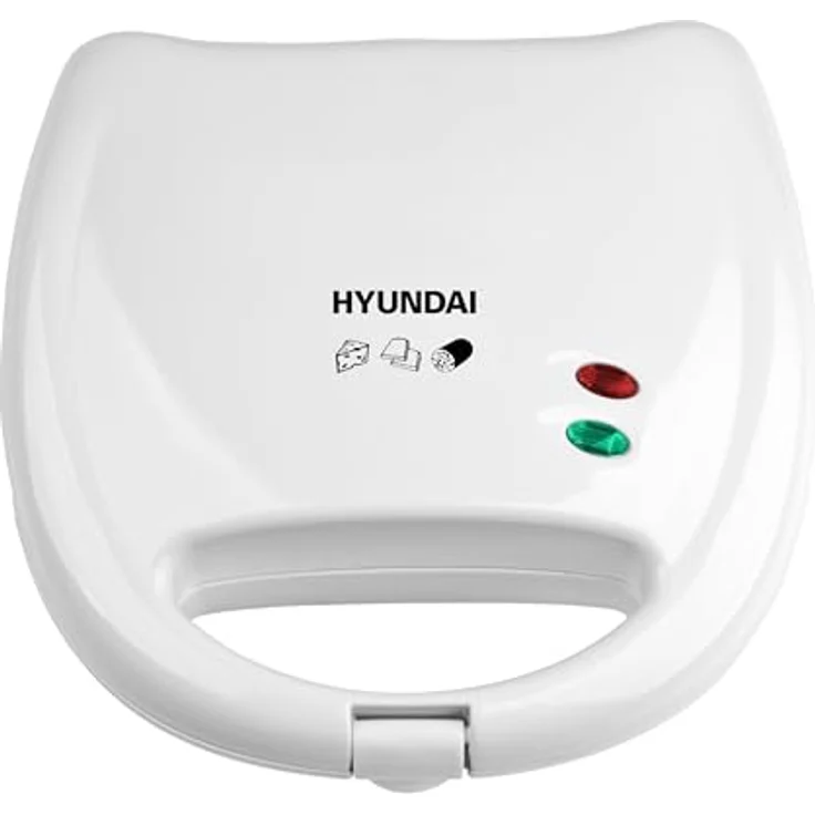 Hyundai 3-in-1-Sandwichmaker SM627, 700 W, austauschbare Sandwich/Waffel/Panini Platten, Lichtsignalisierung, Überhitzungsschutz – Bild 3