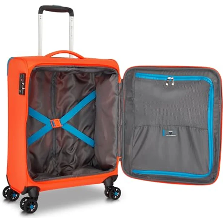Roncato Lite Soft Neon 4 Rollen Kabinentrolley, 55 cm, orange, 100% Polyester – Bild 4
