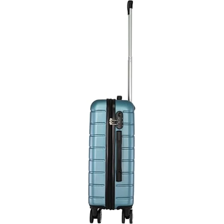 Nowi Bergamo 4 Rollen Kabinentrolley 56 cm, (37.40 l, S) in stilvollem Design, schwarz – Bild 3