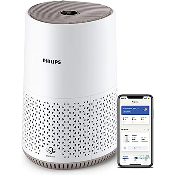 Philips Air Purifier Smart 600i Series - Cleans rooms up to 44 m² - Removes 99.7% of pollen and dust - Wi-Fi connectivity - AC0650/10