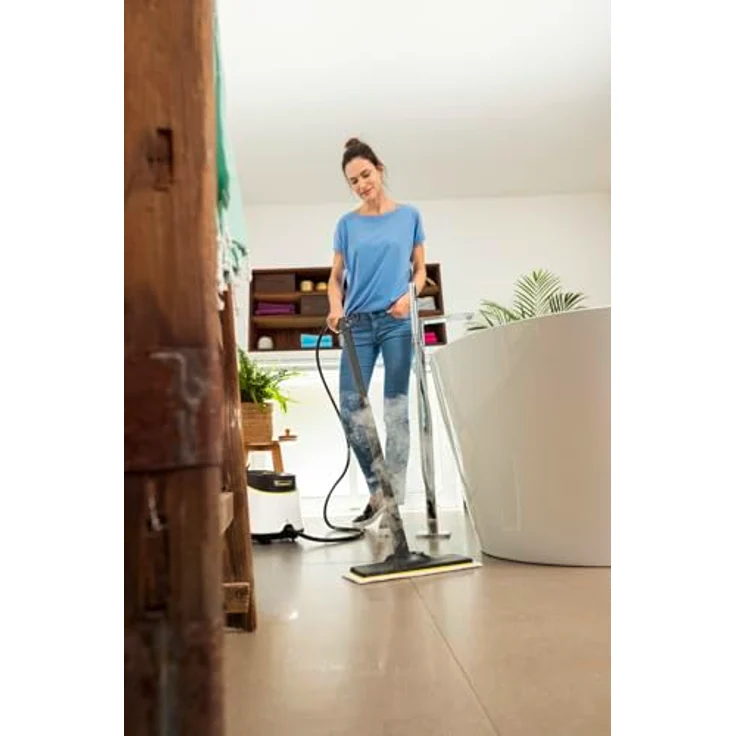 Karcher SC 3 Deluxe Textile Edition, Dampfreiniger mit nachfüllbarem Wassertank für kontinuierlichen Dampf – Bild 5