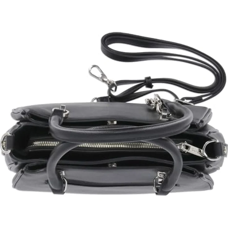 Tamaris TAS Katharina Handtasche, 28 cm, schwarz, 100% Polyurethan, Henkeltasche – Bild 5