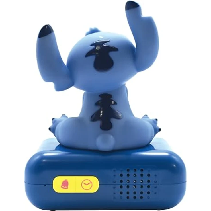 Lexibook Disney Stitch, Nachtwecker mit 6 Ringtönen und Sounds, beleuchtet, hintergrundbeleuchtetes LCD-Display, Schlummerfunktion, Blau, RL800D – Bild 2
