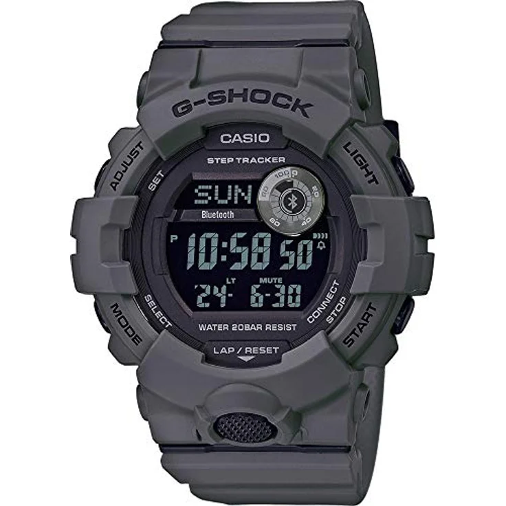 CASIO Herren Digital Quarz Uhr mit Resin Armband GBD-800UC-8ER – Bild 1