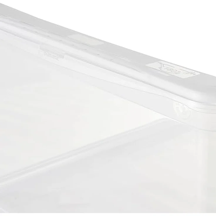 keeeper Aufbewahrungsboxen mit Air Control System, 3-teiliges Set, Höhe: 18 cm, 3 x 18 l, 39 x 33,5 x 18 cm, Bea, Transparent – Bild 6