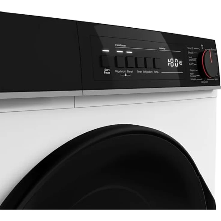 SHARP ES-PRO612WA-DE Waschmaschine Frontlader, 6 kg, 1200 U/min, Aquastop, AllergySmart, Dampftechnologie, Weiß – Bild 5