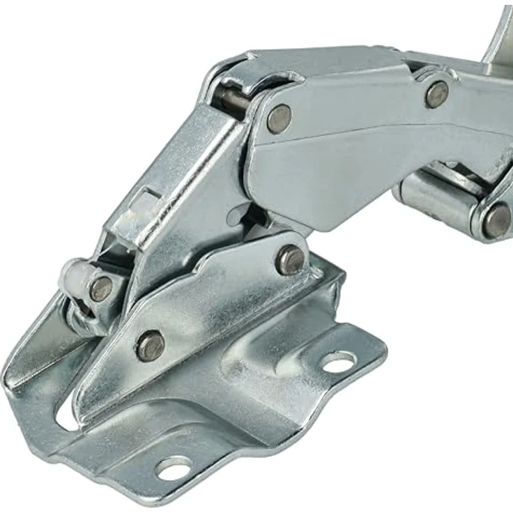Vhbw 2x Türscharnier Ersatz für Hettich 5 3306 5.0 3702 - Hochwertiges Reparatur-Set aus verzinktem Stahl, silber, inkl. Befestigungsmaterial – Bild 6