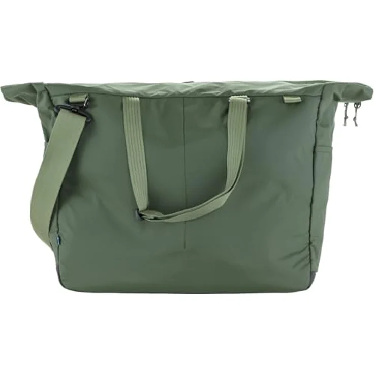 Fjällräven High Coast Tote 30, wasserdichte Umhängetasche aus recyceltem Polyamid, mit Laptopfach, grün – Bild 2