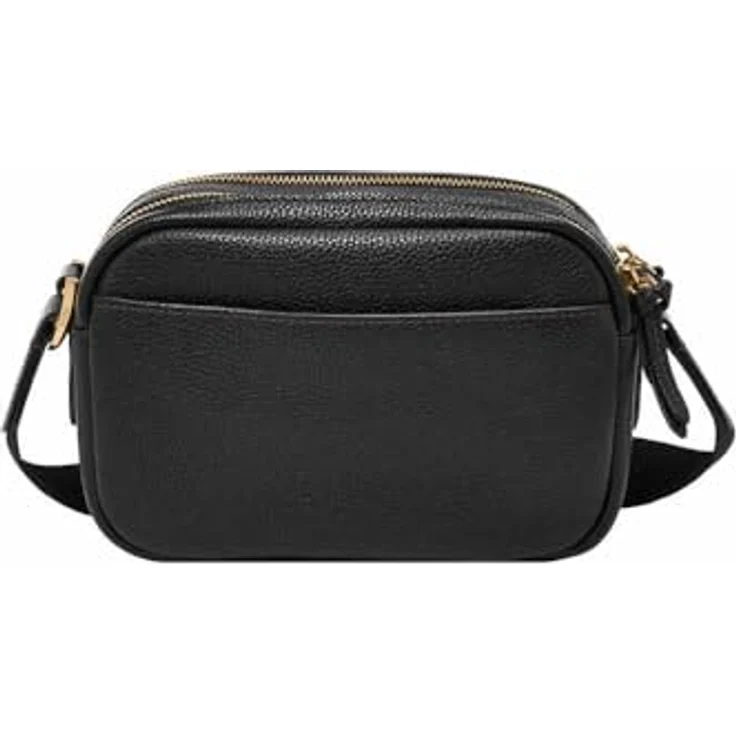 Fossil Danni Umhängetasche, elegante Lederhandtasche mit verstellbarem Riemen, Schwarz – Bild 4