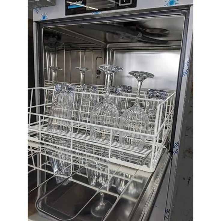 Morleos Gläserspülkorb Drahtgitterkorb 400x400 mm, 4 Reihen für Gastro-Spülmaschinen, Made in EU, robust mit Kunststoffbeschichtung – Bild 7